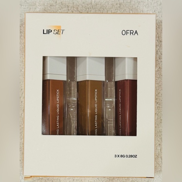 OFRA LONG LASTING LIQUID LIP SET - THE NUDES 8g X 3 BRAND NEW/SEALED - Picture 5 of 6